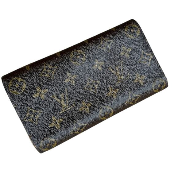 Louis Vuitton Classic Monogram Iconic Portefeuille Sarah Long Wallet Brown - Picture 5 of 11